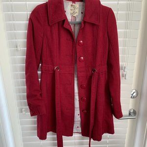 Tulle Fuschia Pink Coat - XSMALL - Front Tie Bow